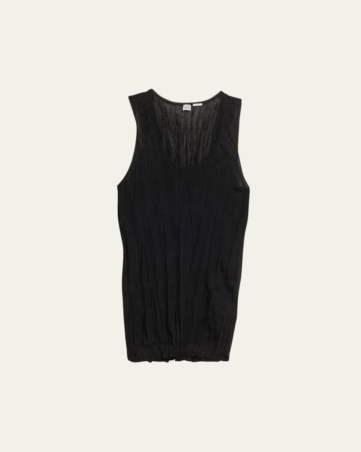 Toteme Crinkled Knit Tank Top