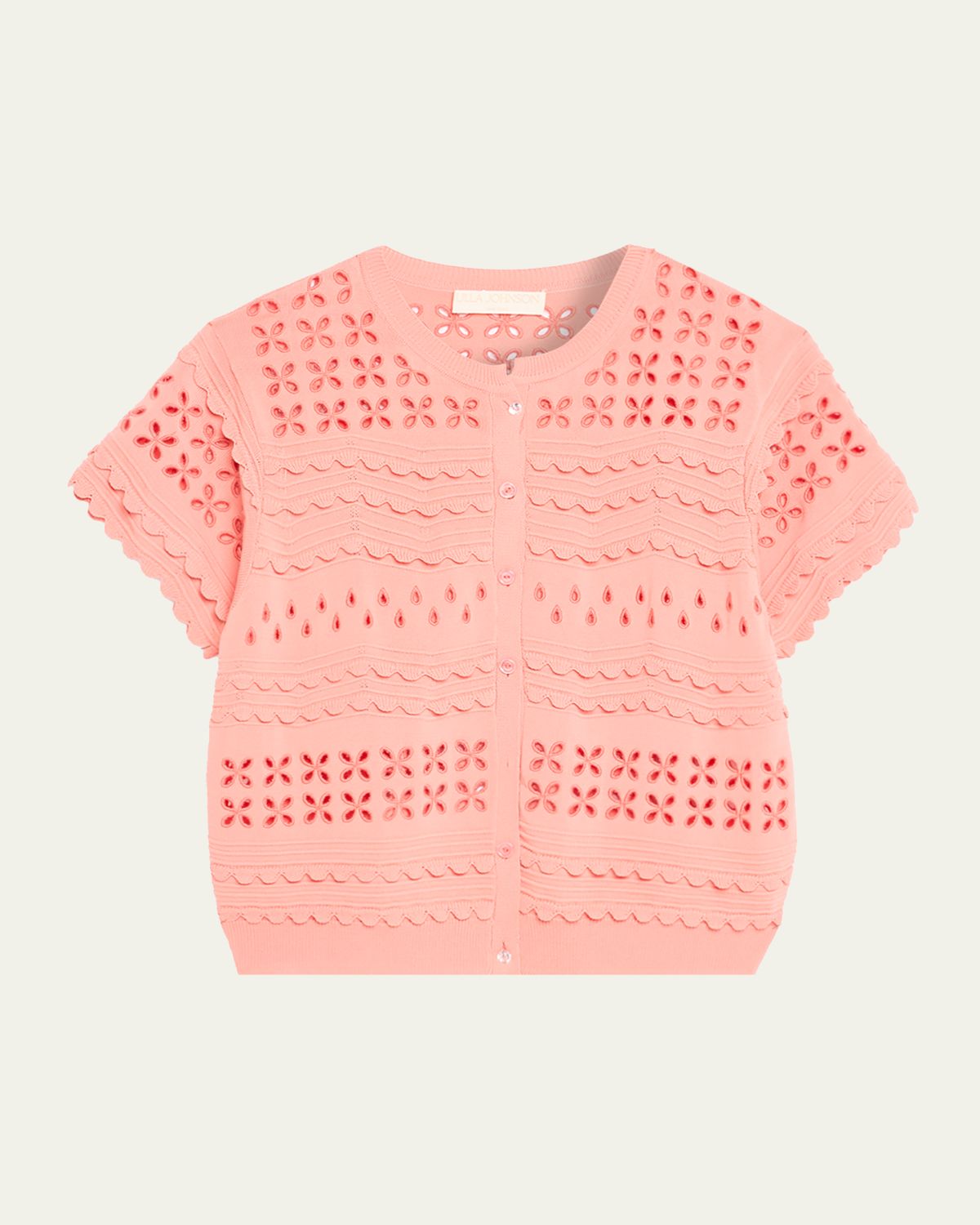 Ulla Johnson Abriana Eyelet Cropped Cardigan | Thumbnail 6 Ulla Johnson Abriana Eyelet Cropped Cardigan | Thumbnail 6