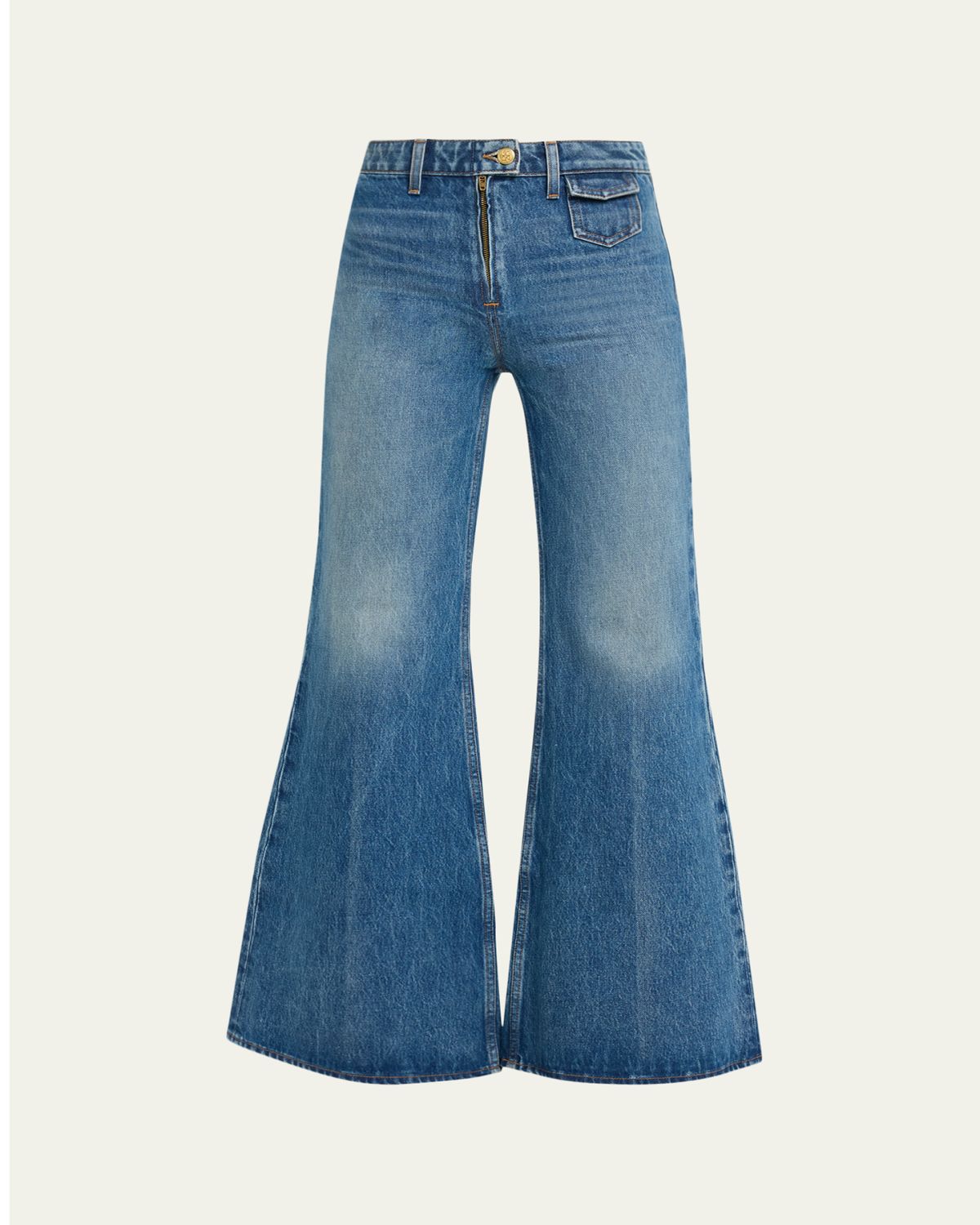 Ulla Johnson Odelia High-Rise Flare Jeans