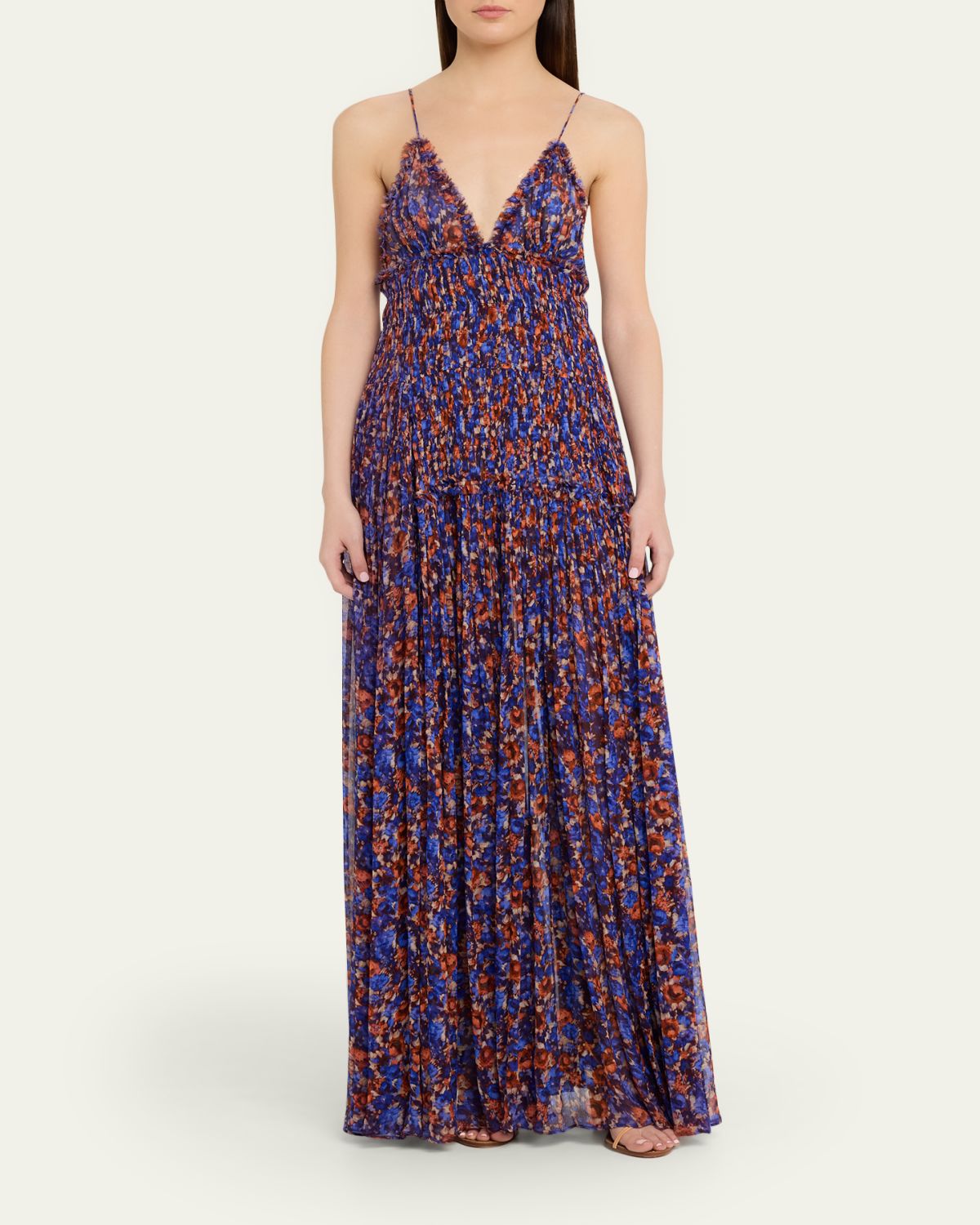 Ulla Johnson Atrani Floral Silk Chiffon Maxi Dress | Thumbnail 2 Ulla Johnson Atrani Floral Silk Chiffon Maxi Dress | Thumbnail 2