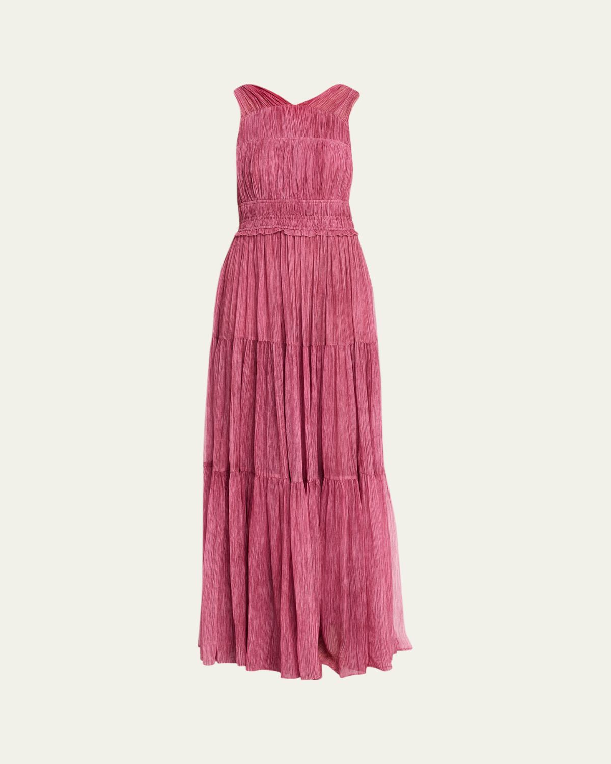 Ulla Johnson Freesia Sleeveless Silk Chiffon Gown