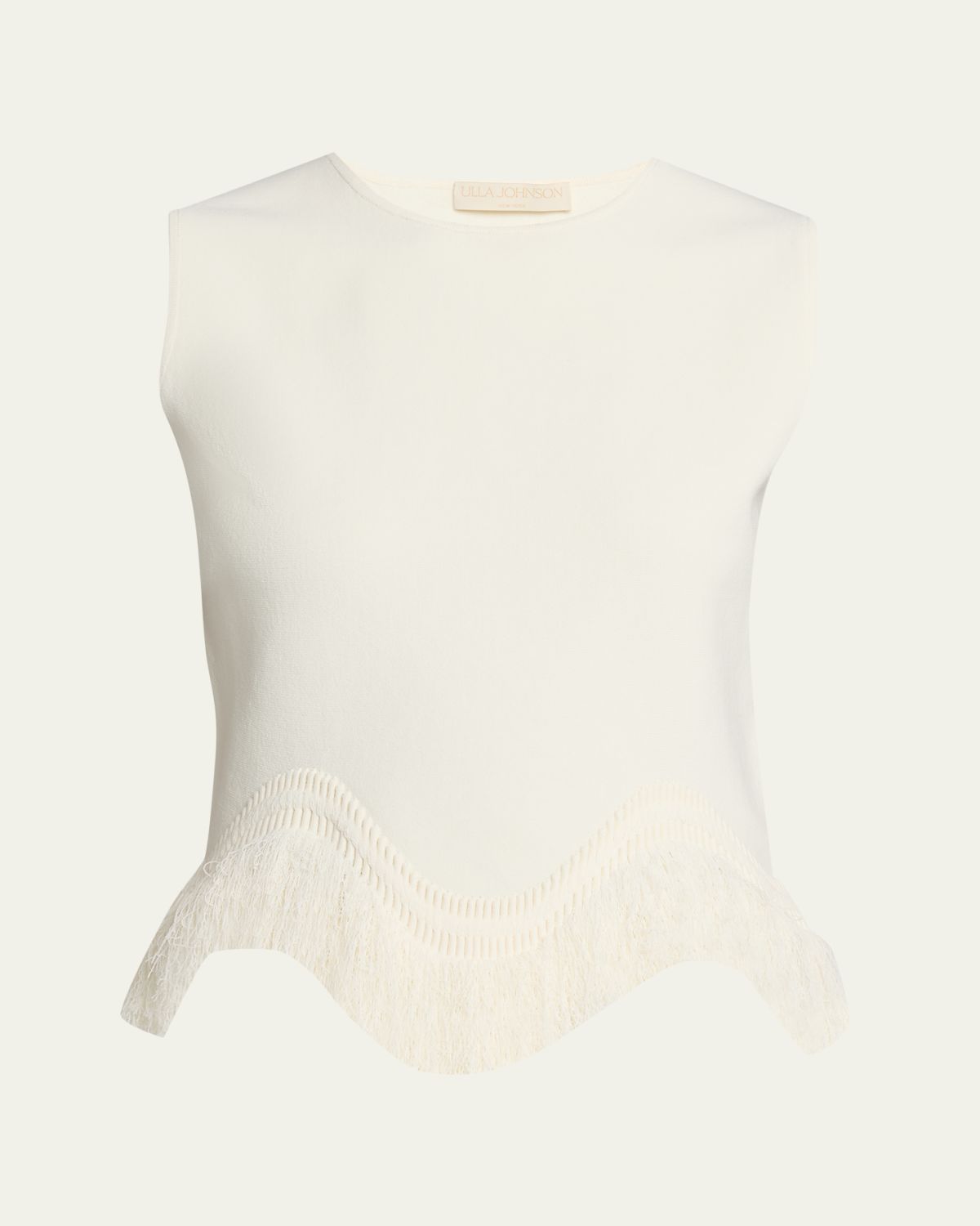Ulla Johnson Koa Knit Fringe Top