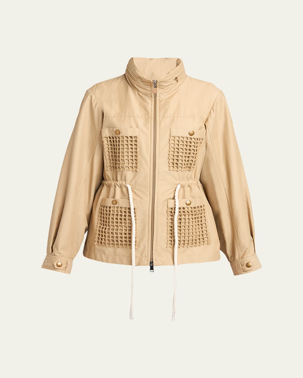 Moncler Bougain Twill Hooded Jacket
