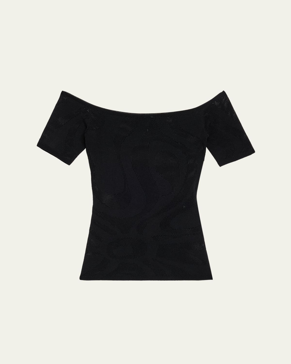 Pucci Marmo Jacquard Short-Sleeve Top | Thumbnail 6