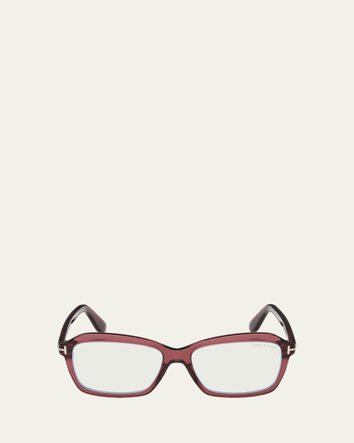 TOM FORD 54MM Blue Block Rectangular Eyeglasses | Thumbnail 6 TOM FORD 54MM Blue Block Rectangular Eyeglasses | Thumbnail 6