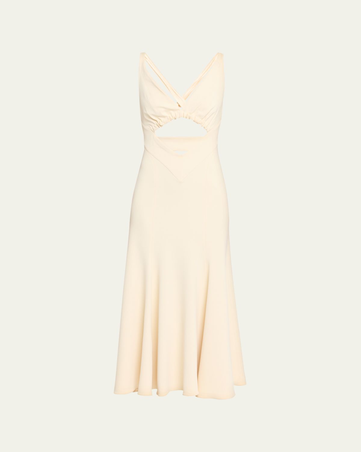 Rabanne Plunging Strappy Cutout Midi Tank Dress | Thumbnail 6 Rabanne Plunging Strappy Cutout Midi Tank Dress | Thumbnail 6