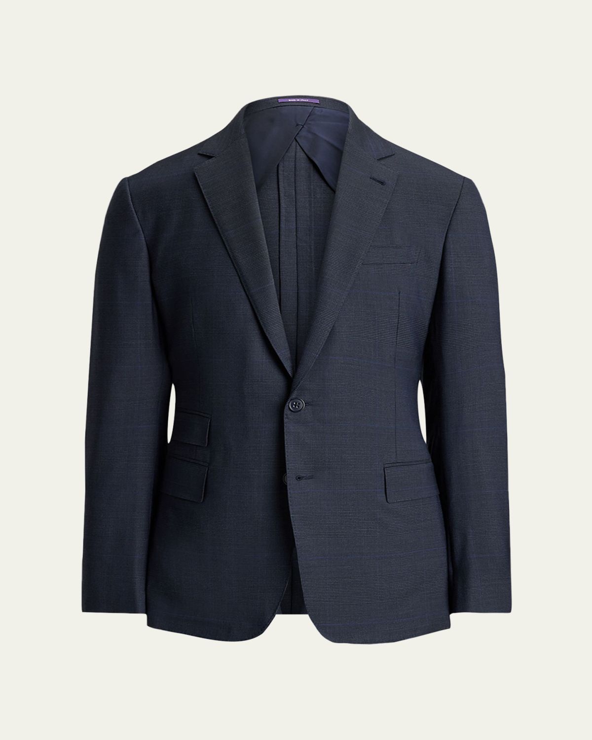 Ralph Lauren Purple Label Kent Hand-Tailored Glen Plaid Wool Suit | Thumbnail 6