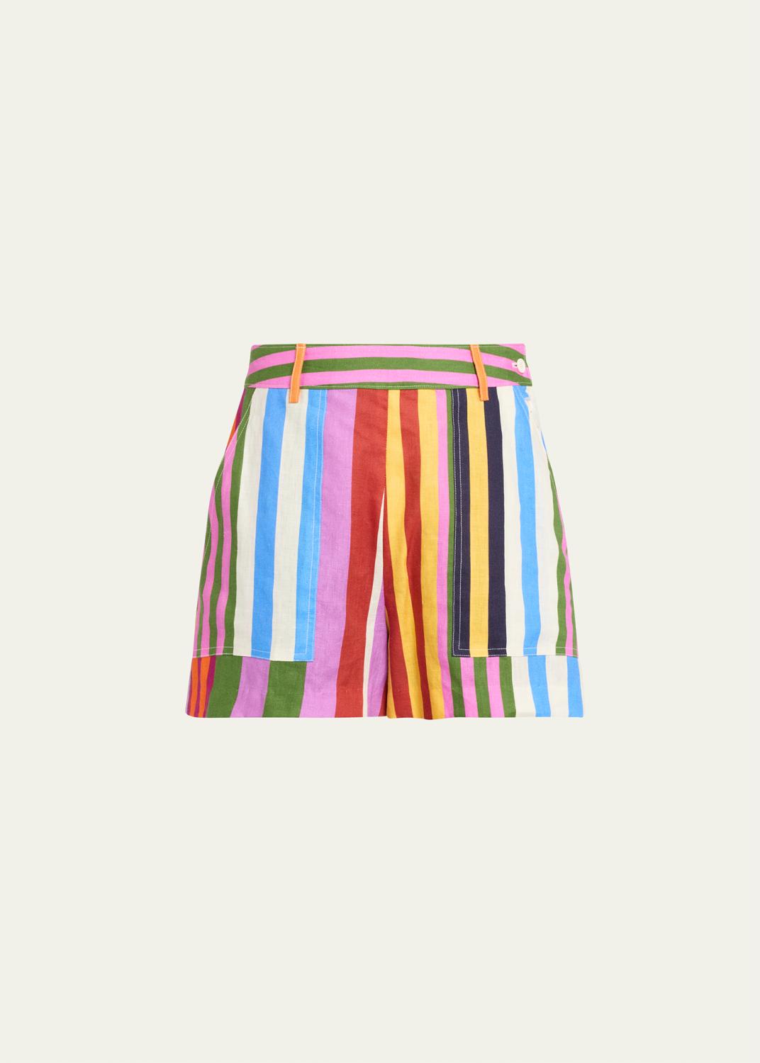 Libertine Tangier Stripe Sailor Shorts | Image 1 Libertine Tangier Stripe Sailor Shorts | Image 1