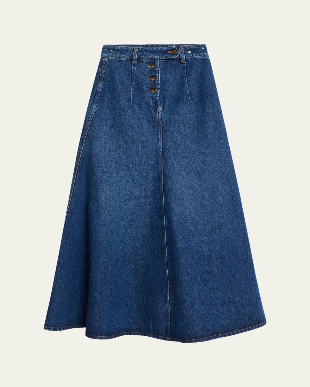 A.W.A.K.E. MODE Cut-Out Denim Maxi Skirt | Thumbnail 6 A.W.A.K.E. MODE Cut-Out Denim Maxi Skirt | Thumbnail 6