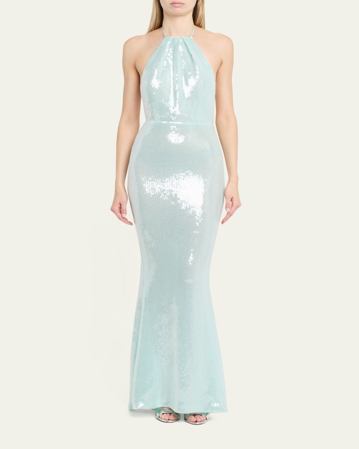 Retrofete Elexa Sequined Halter Dress | Thumbnail 2 Retrofete Elexa Sequined Halter Dress | Thumbnail 2