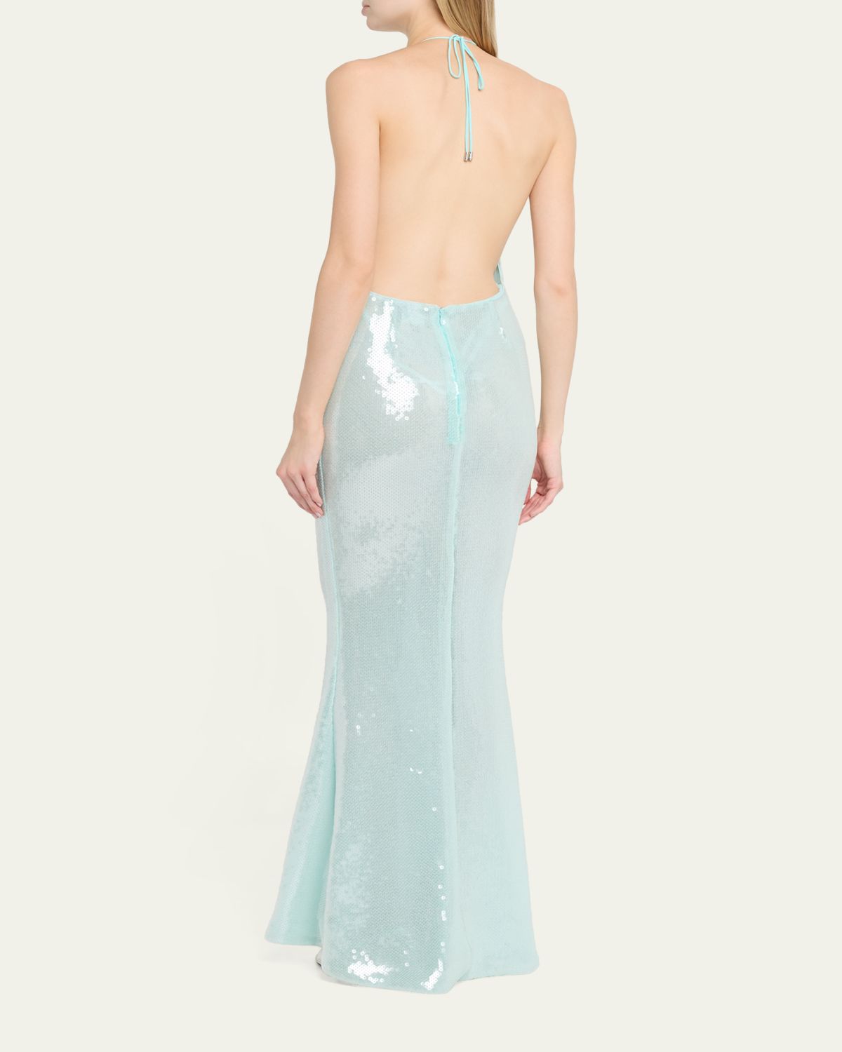 Retrofete Elexa Sequined Halter Dress | Thumbnail 3 Retrofete Elexa Sequined Halter Dress | Thumbnail 3