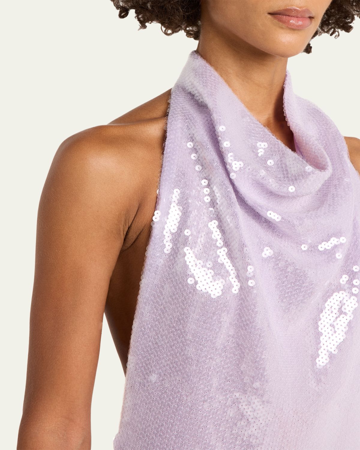 Retrofete Avenya Sequined Halter Mini Dress | Thumbnail 5 Retrofete Avenya Sequined Halter Mini Dress | Thumbnail 5