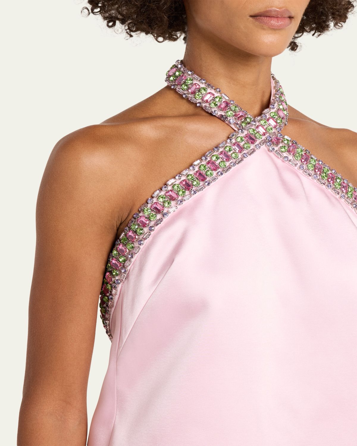 Retrofete Sabry Jeweled Halter Mini Dress | Thumbnail 5 Retrofete Sabry Jeweled Halter Mini Dress | Thumbnail 5