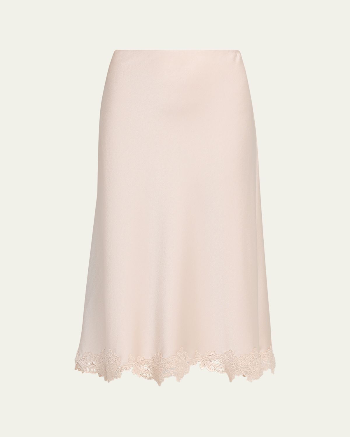 Kobi Halperin Brooks Lace-Trim Midi Skirt