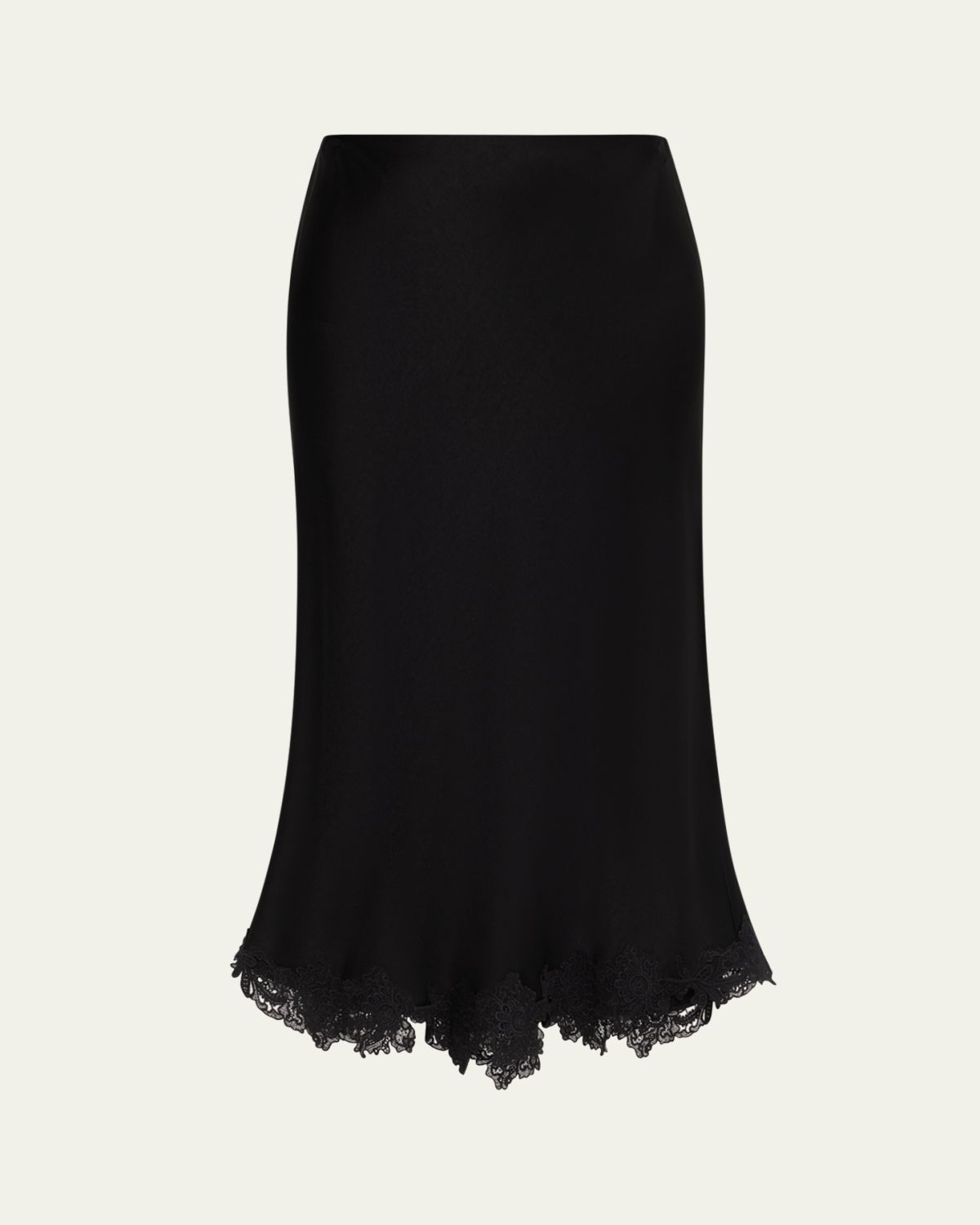 Kobi Halperin Brooks Lace-Trim Midi Skirt