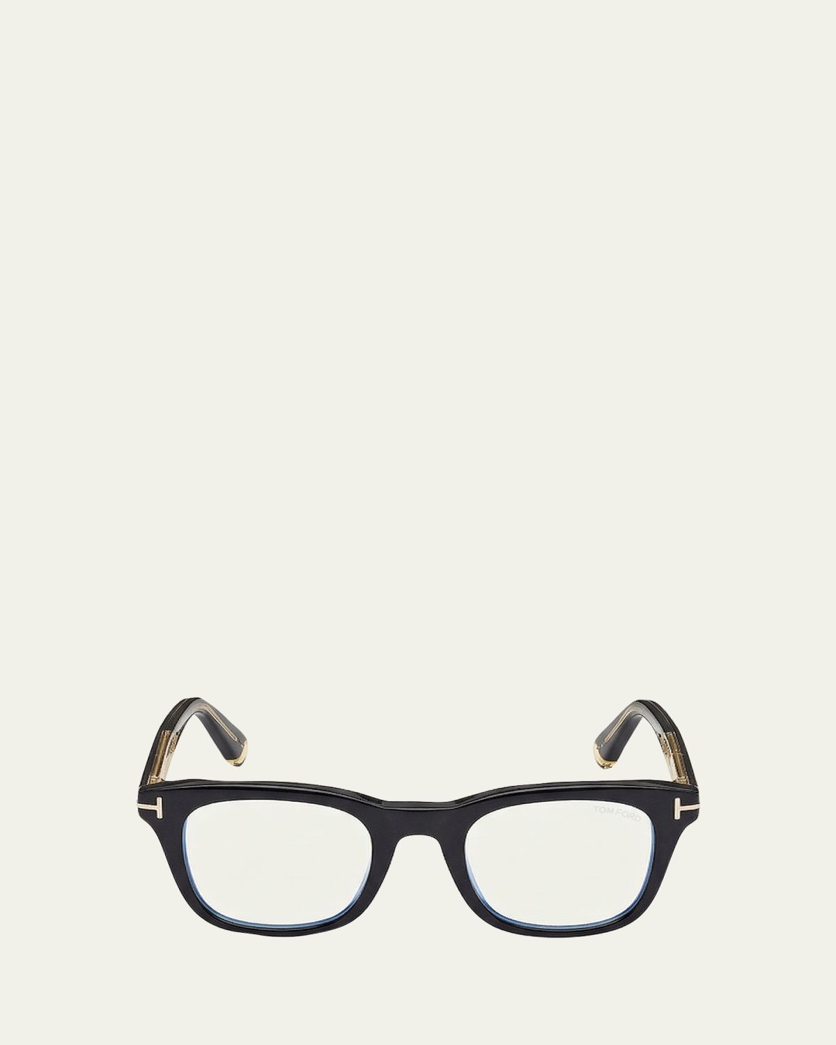 TOM FORD Men's Acetate Square Blue-Block Optical Frames | Image 1 TOM FORD Men's Acetate Square Blue-Block Optical Frames | Image 1