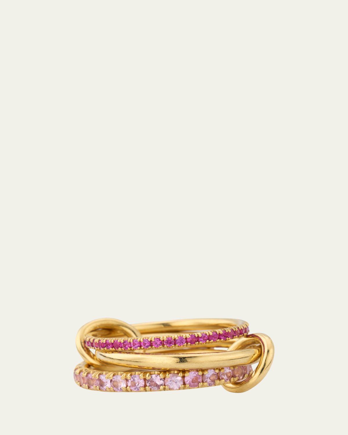 Spinelli Kilcollin Norah Rose 18K Yellow Gold Pink Sapphire Ring