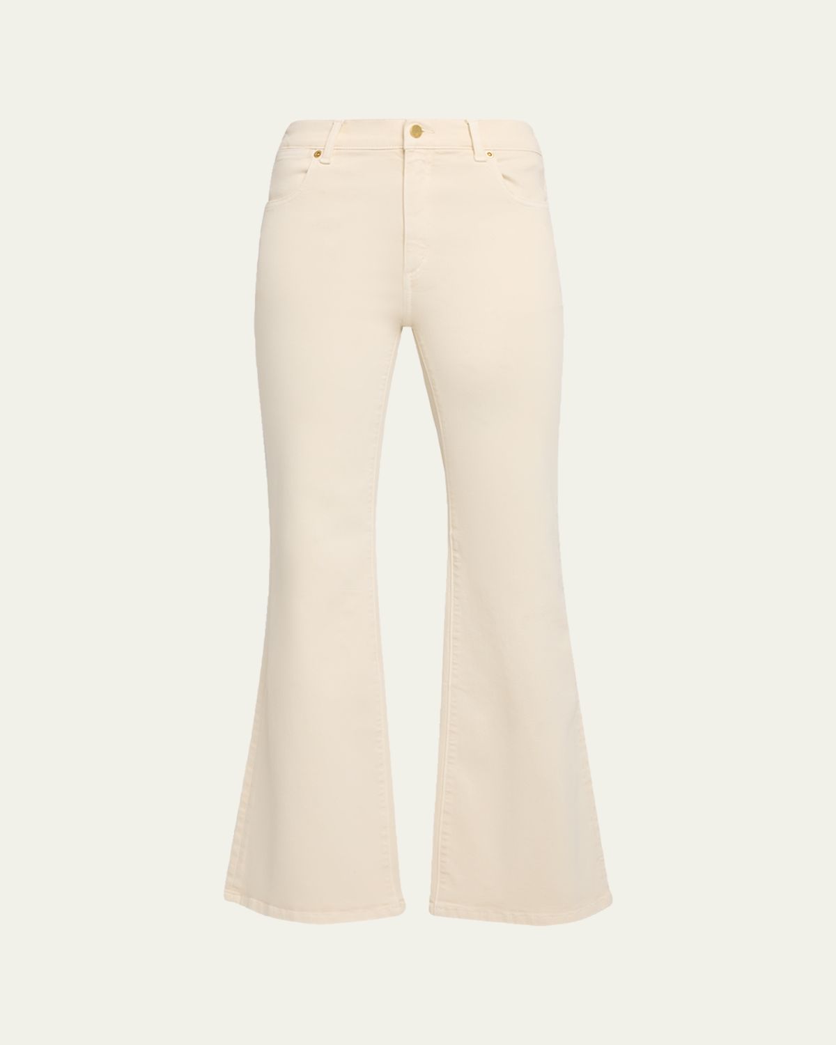 Kobi Halperin Rosie Flare-Leg Stretch Cotton Pants