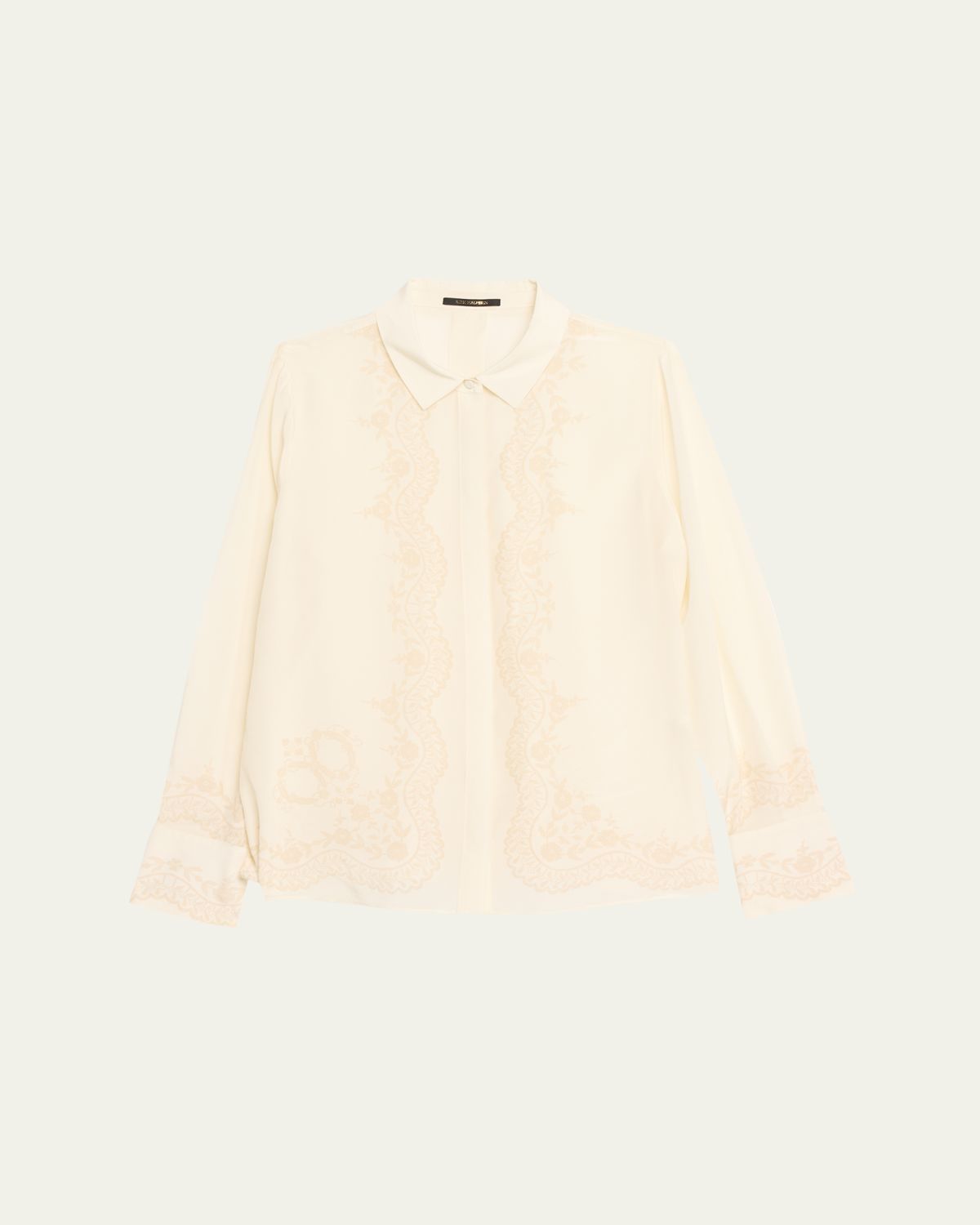 Kobi Halperin Serena Floral-Print Silk Blouse