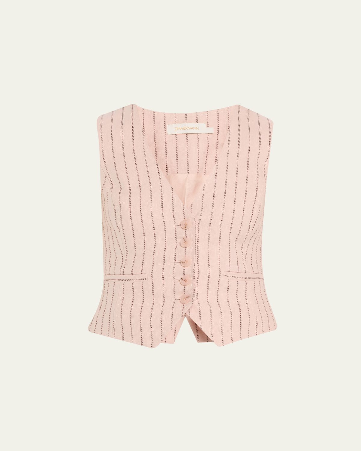 Zimmermann Alchemy Linen Waistcoat