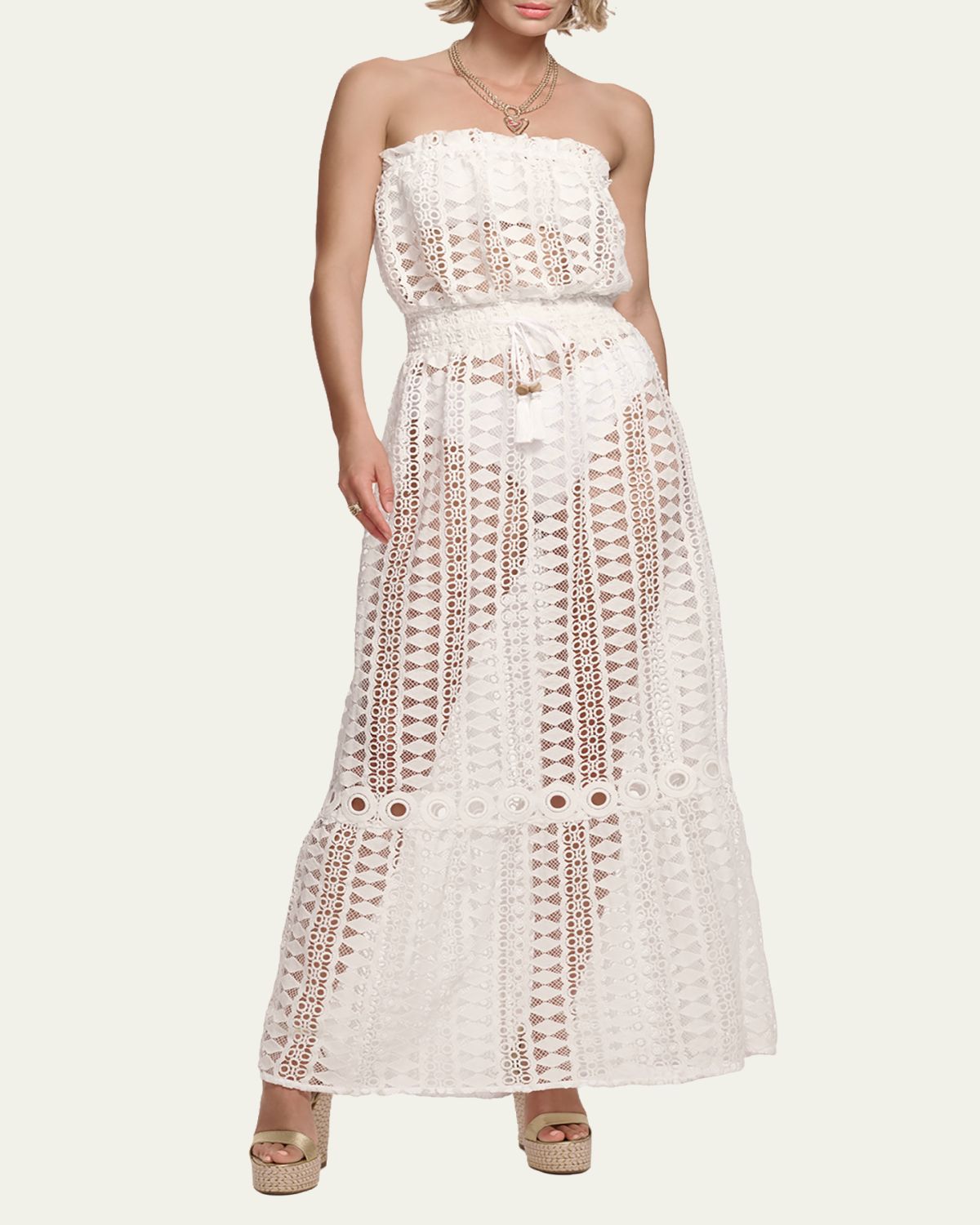 Ramy Brook Henrietta Embroidered Strapless Maxi Dress | Thumbnail 2
