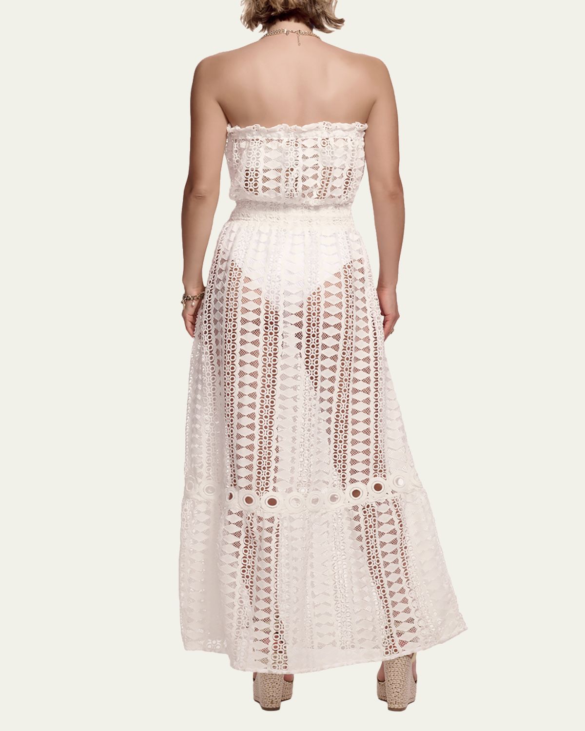 Ramy Brook Henrietta Embroidered Strapless Maxi Dress | Thumbnail 3