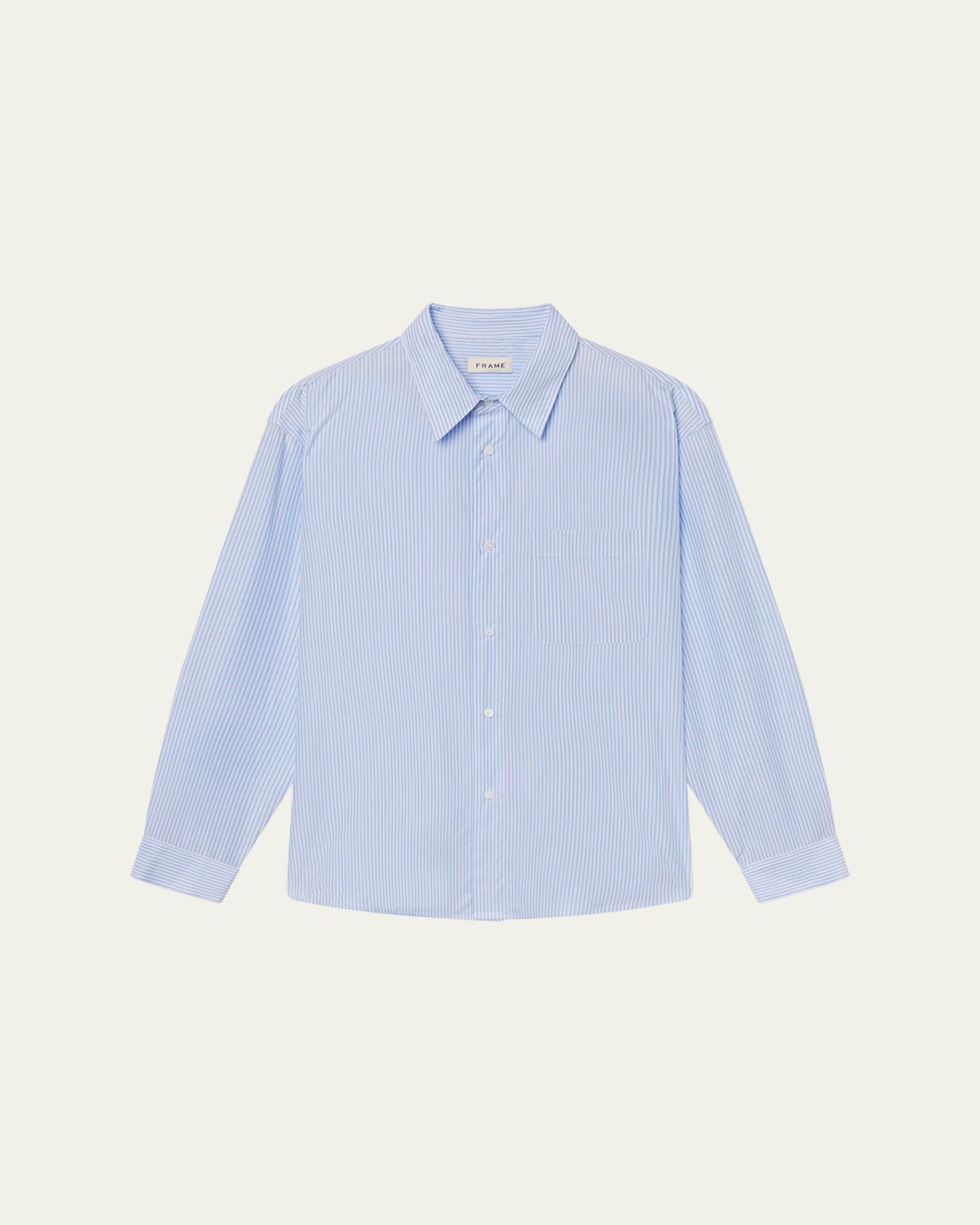 FRAME Men's Relaxed-Fit Stripe Button-Down Shirt