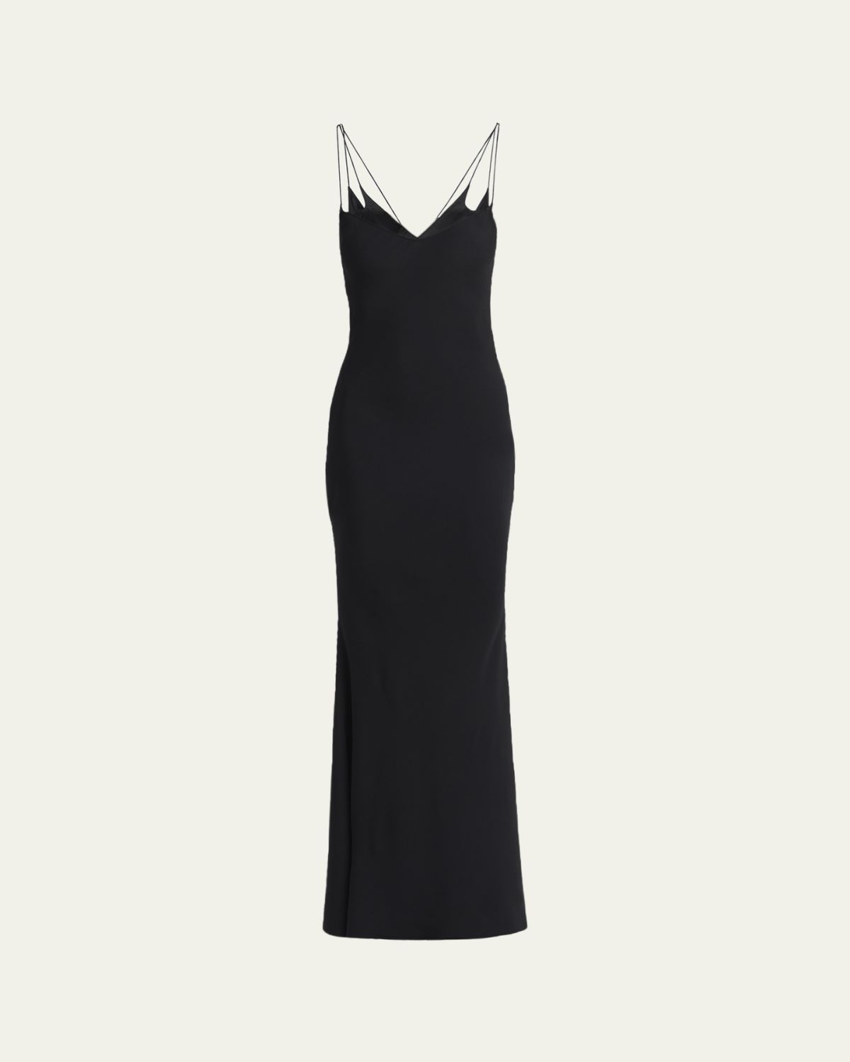 TOM FORD Strappy Satin Back Crepe Maxi Dress | Thumbnail 6 TOM FORD Strappy Satin Back Crepe Maxi Dress | Thumbnail 6
