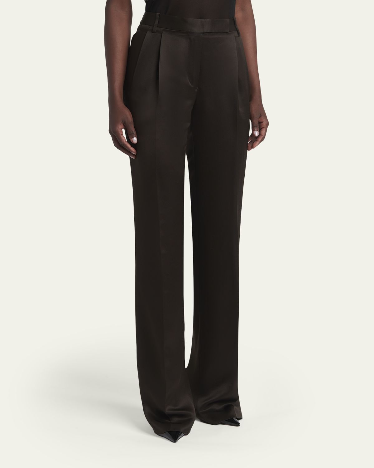 TOM FORD Sharp Grain De Poudre Straight-Leg Trousers | Thumbnail 4 TOM FORD Sharp Grain De Poudre Straight-Leg Trousers | Thumbnail 4