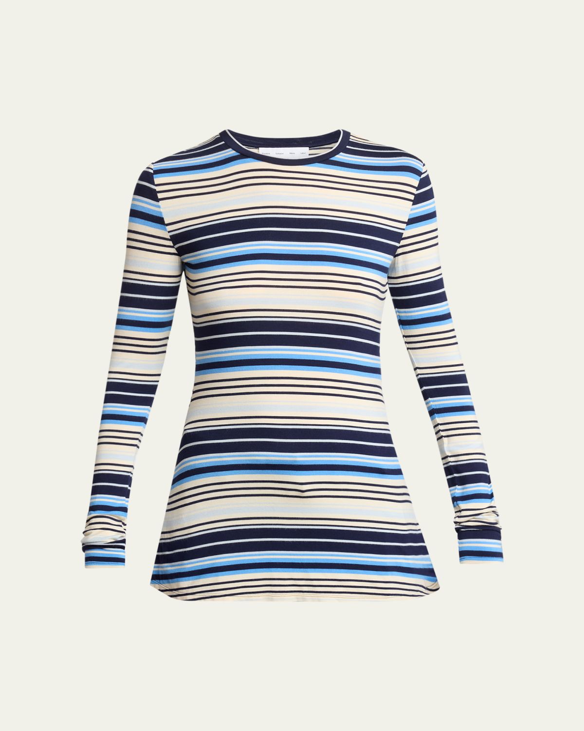 Proenza Schouler White Label Mae Top In Striped Jersey