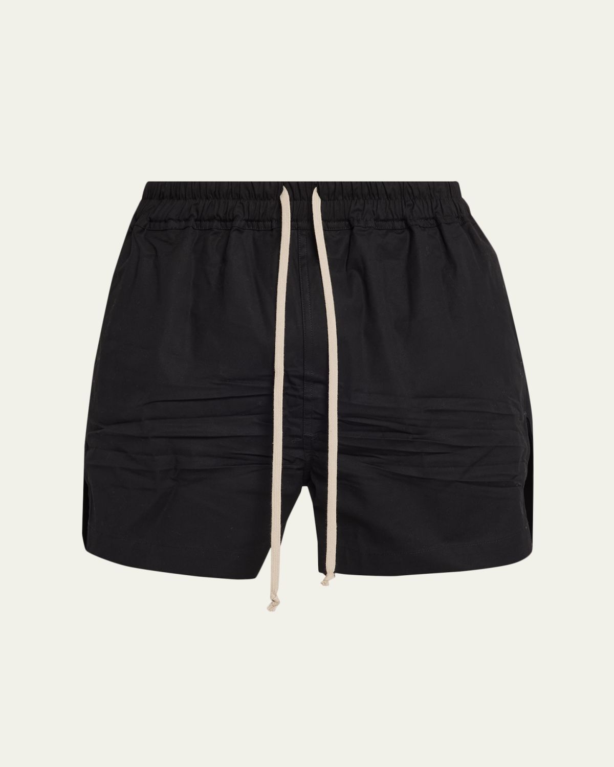 Rick Owens Men 's Cotton Maxi-Drawstring Shorts