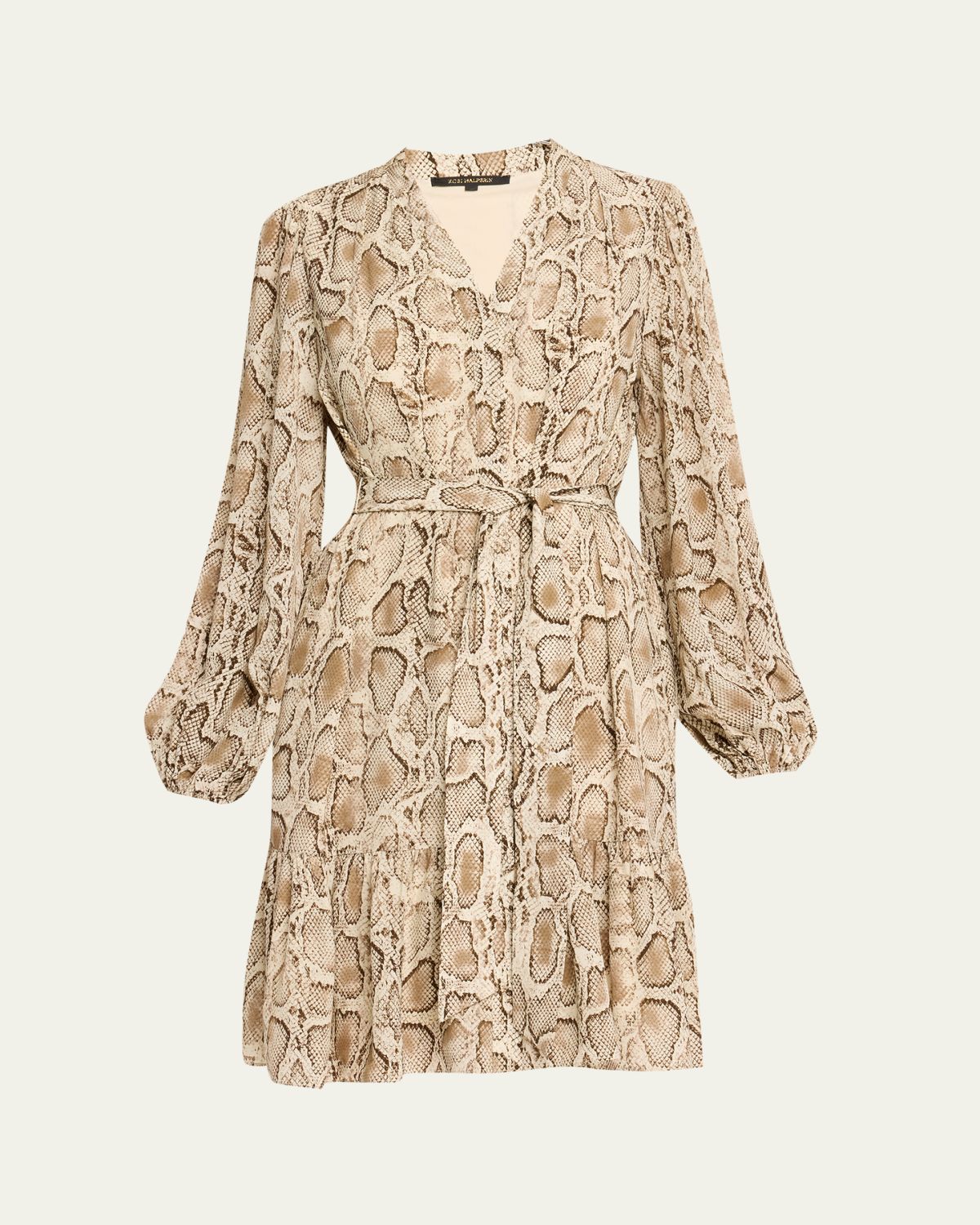 Kobi Halperin Samara Snakeskin-Print Viscose Dress | Thumbnail 6