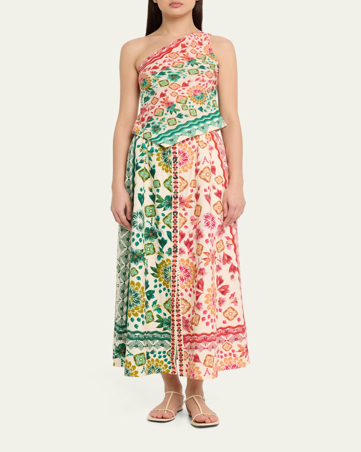 Saloni Madeline Printed One-Shoulder Top | Thumbnail 2