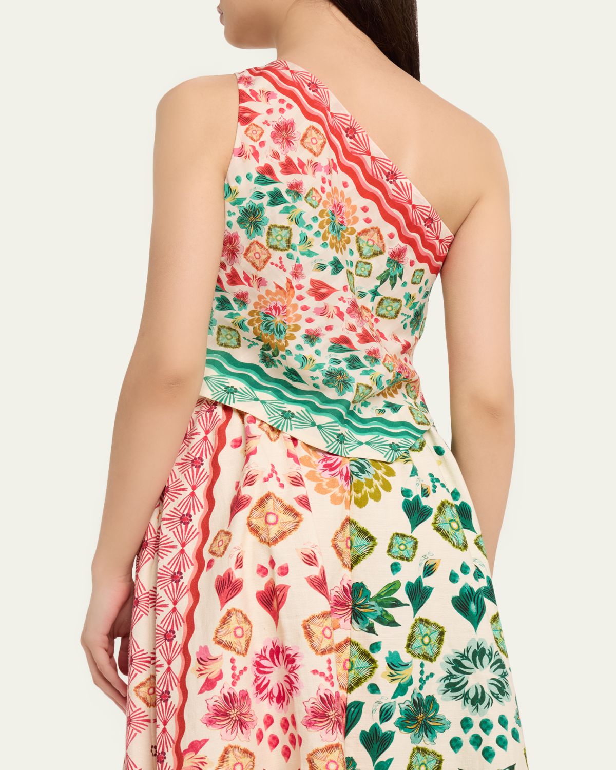 Saloni Madeline Printed One-Shoulder Top | Thumbnail 3
