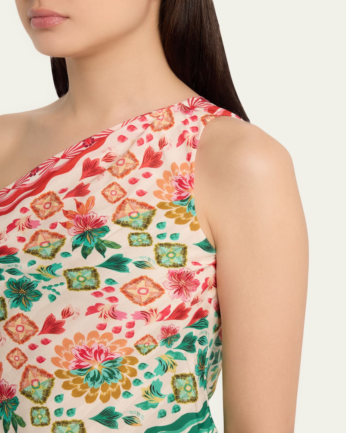 Saloni Madeline Printed One-Shoulder Top | Thumbnail 5