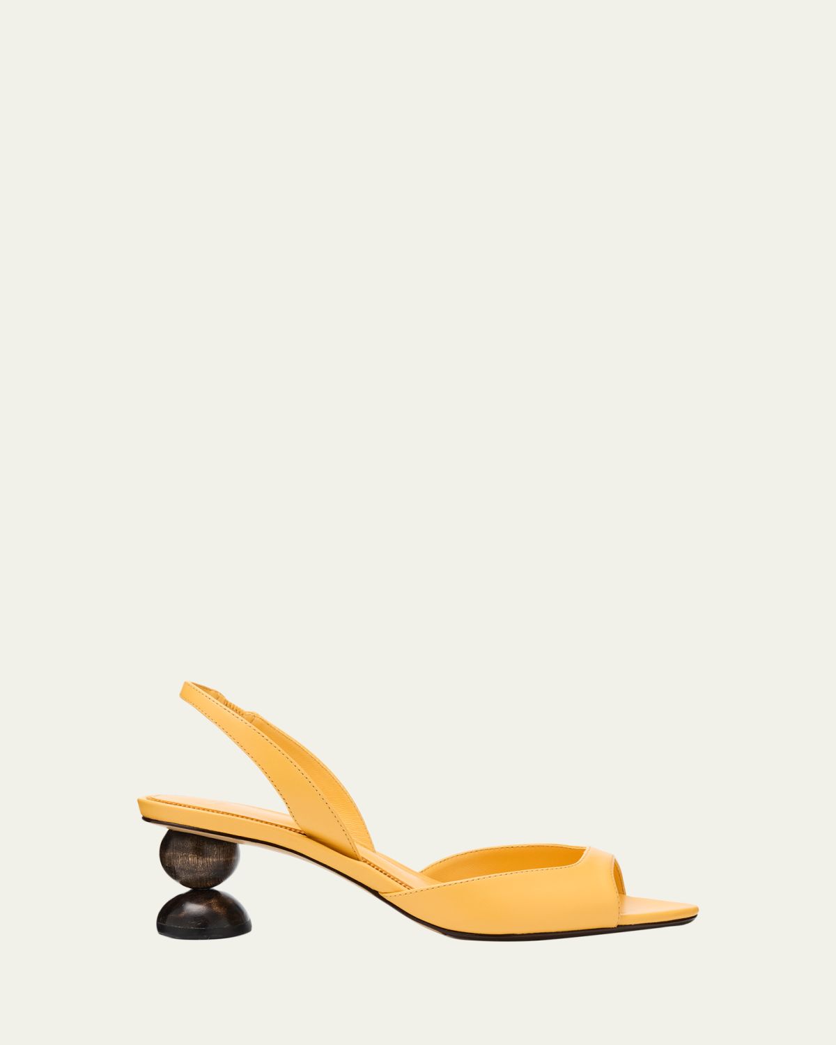 Alexandre Birman 50mm Tropicana Leather Slingback Sandals