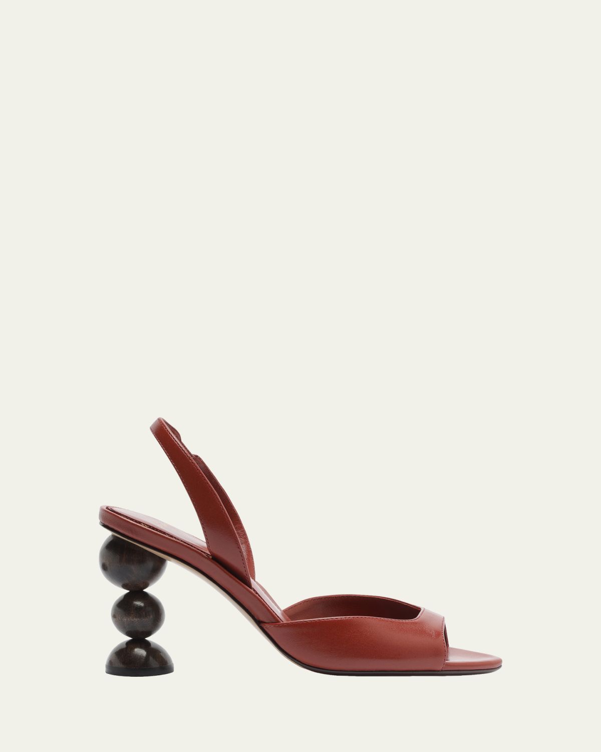 Alexandre Birman 85mm Tropicana Leather Slingback Sandals