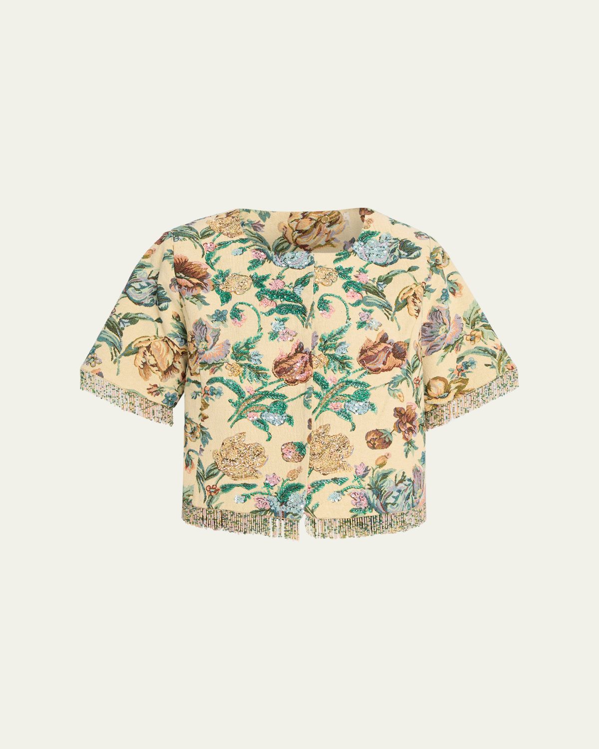 Kobi Halperin Carson Floral Cotton-Blend Jacket