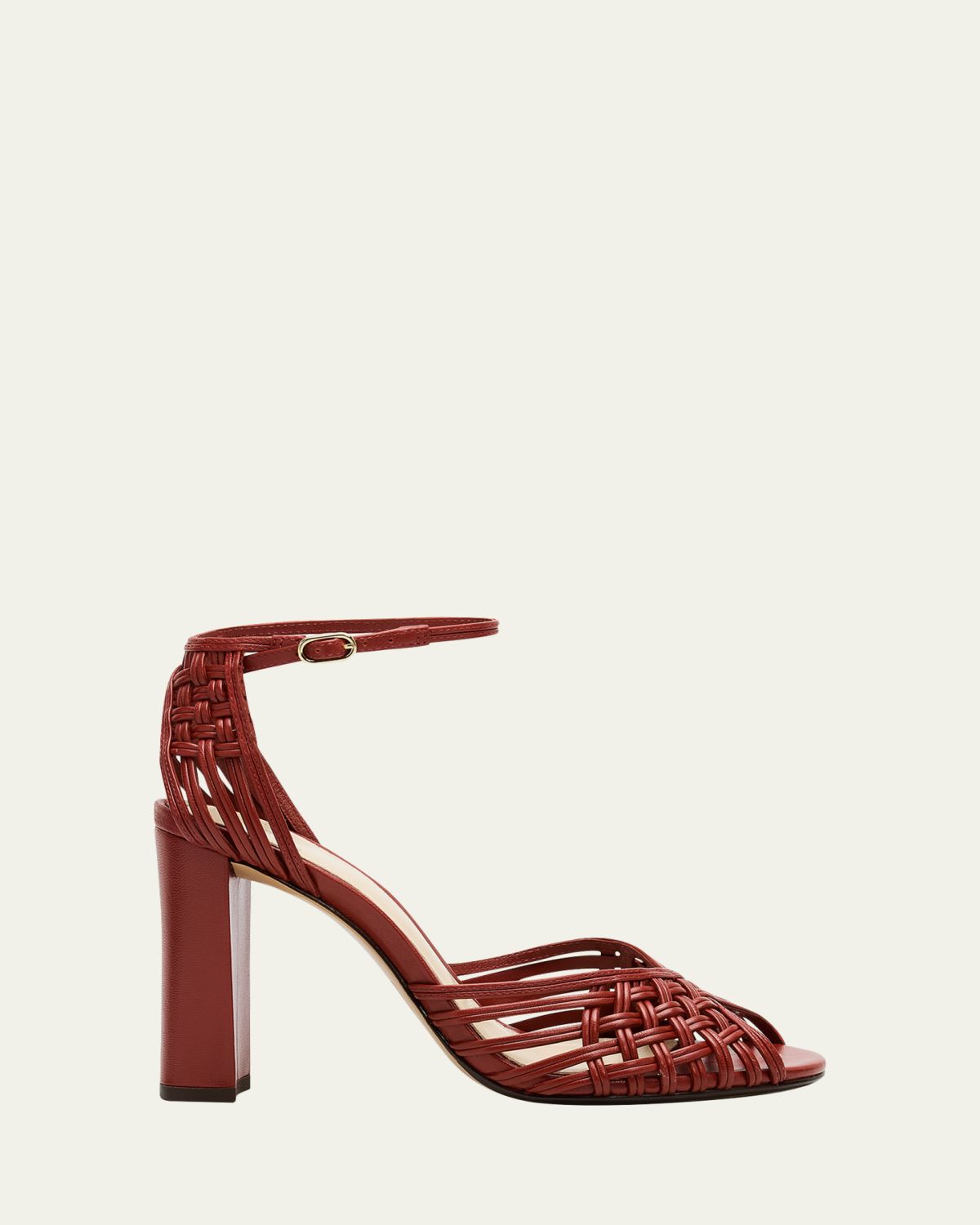 Alexandre Birman 90mm Lilian Woven Leather Sandals