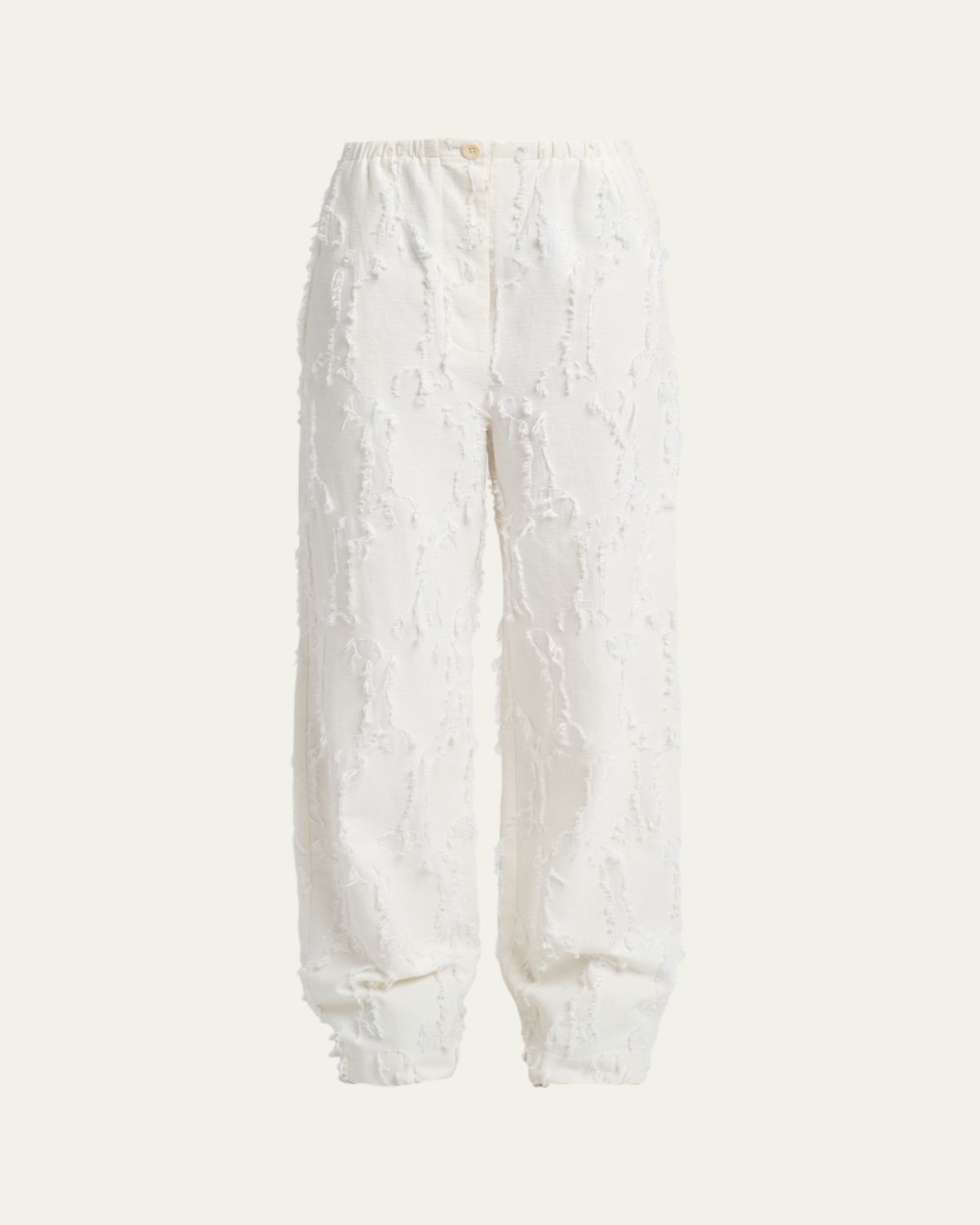 Proenza Schouler White Label Shilo Wide-Leg Pants In Jacquard Cotton