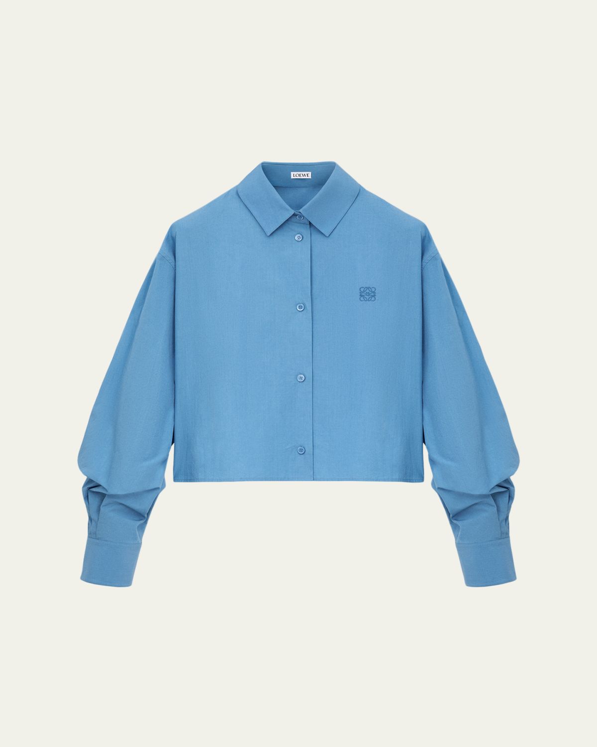 Loewe Cotton Poplin Boxy Button-Down Shirt