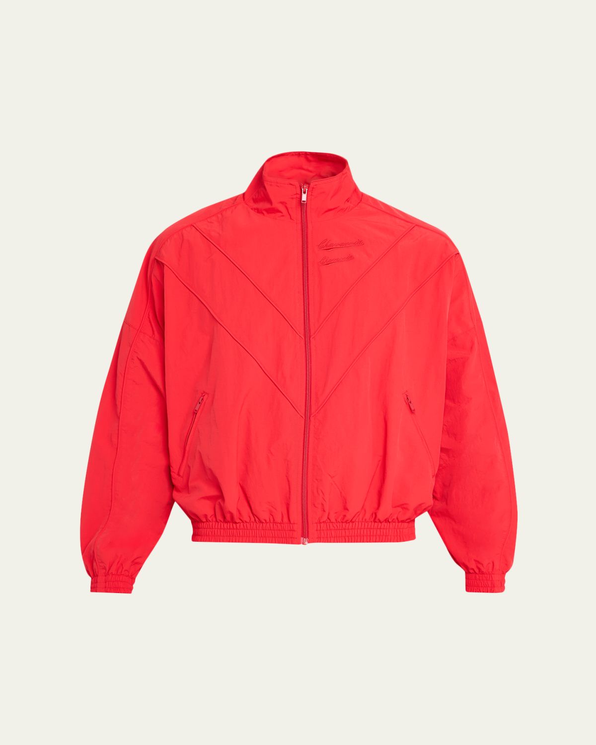 Willy Chavarria Men's Bad Boy Nylon Track Jacket