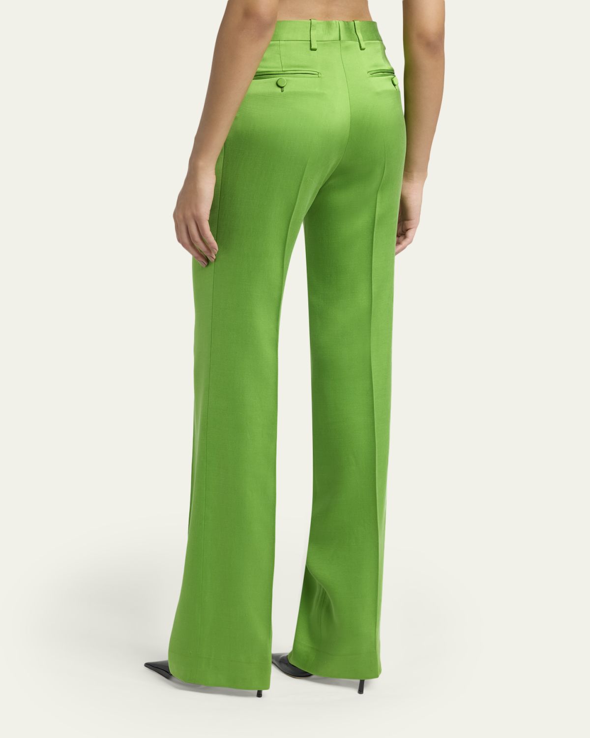 TOM FORD Pleated Silk Straight-Leg Trousers | Thumbnail 3 TOM FORD Pleated Silk Straight-Leg Trousers | Thumbnail 3