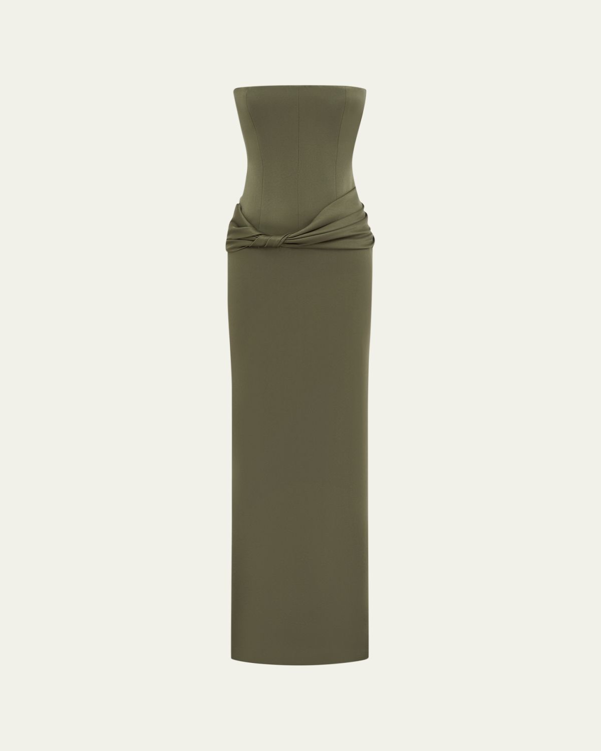 Alex Perry Strapless Twisted Longline Column Gown | Thumbnail 3 Alex Perry Strapless Twisted Longline Column Gown | Thumbnail 3