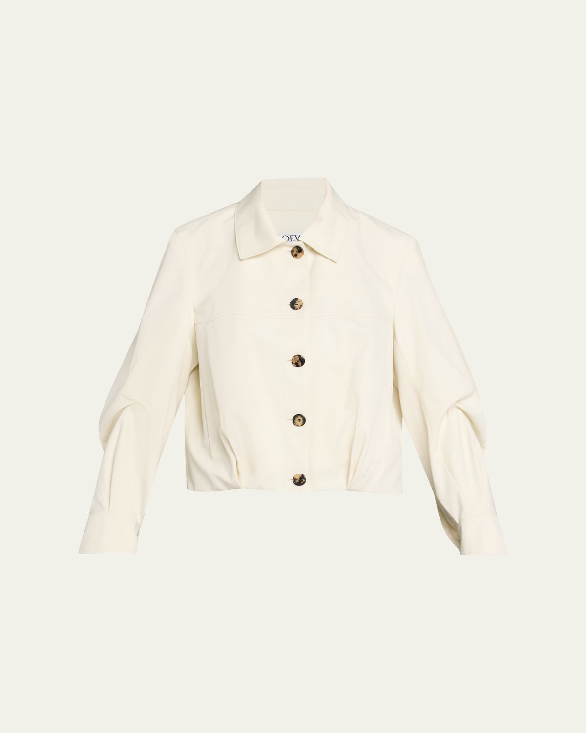 Loewe Single-Breasted Cotton Balloon Jacket