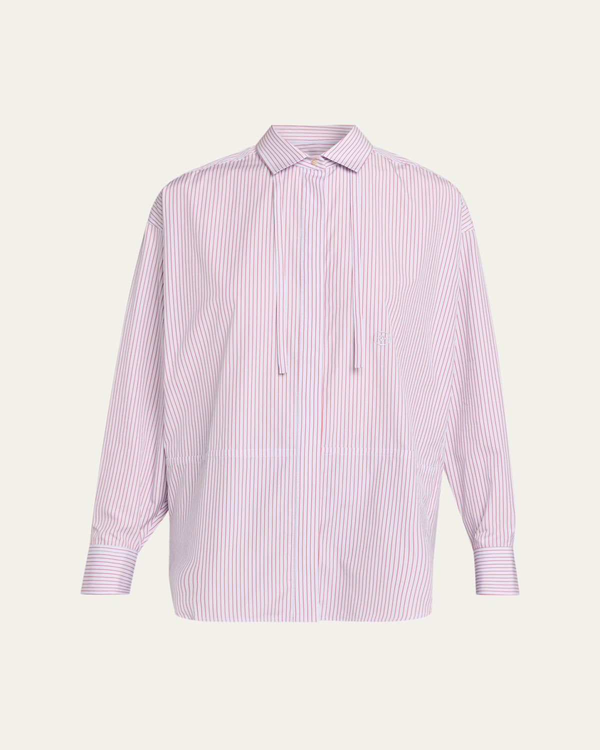 RUADH The Dune Striped Cotton Button-Down Shirt | Thumbnail 6