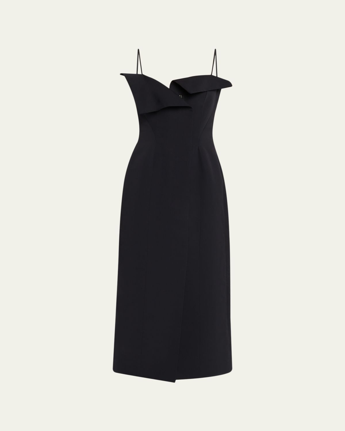 FForme Skylar Tailored Cotton and Silk Midi Dress | Thumbnail 6