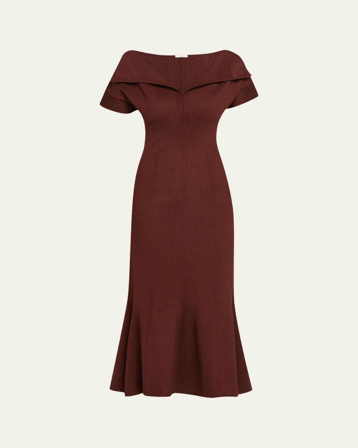 FForme Zaria Sculpted Knit Maxi Dress