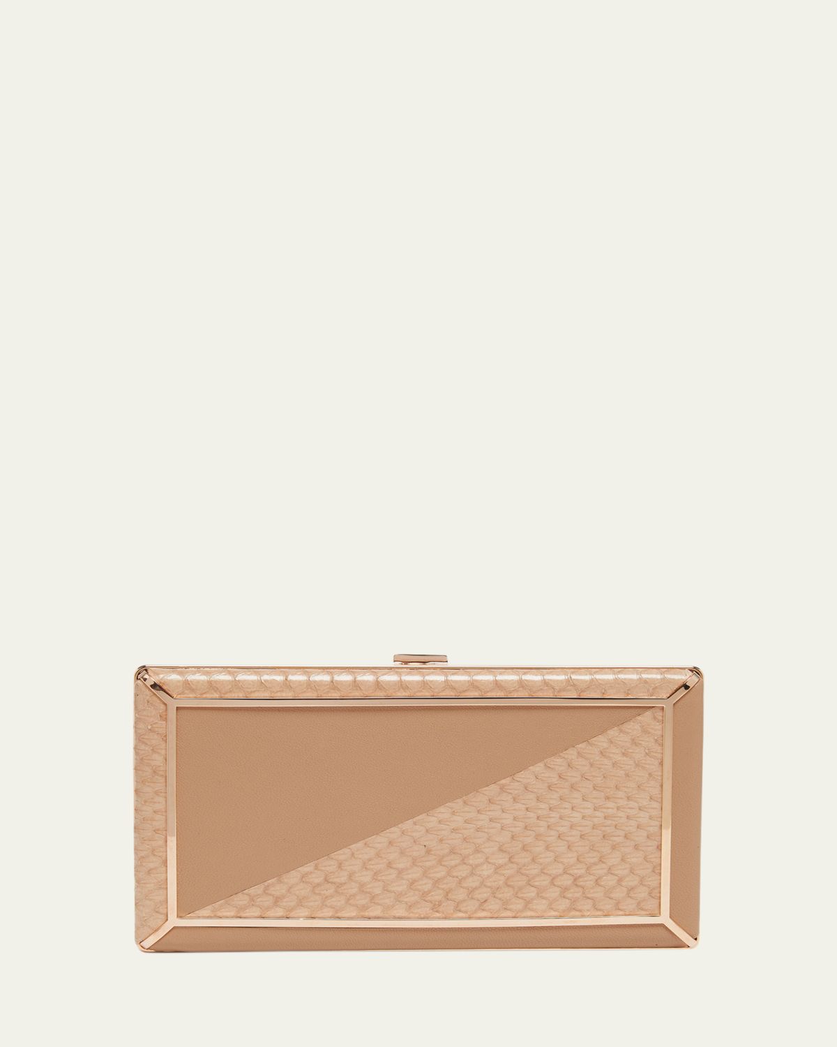 Gabriela Hearst Callas Leather & Snakeskin Clutch Bag