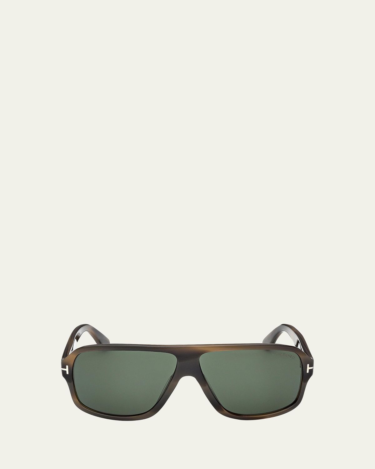 TOM FORD Men's William-02 Acetate Rectangle Sunglasses